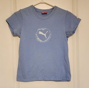 Puma glittery logo top